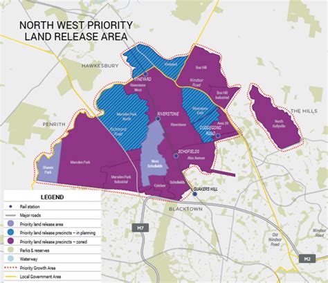 North West Priority Growth Area Quaker Hill Hawkesbury North West