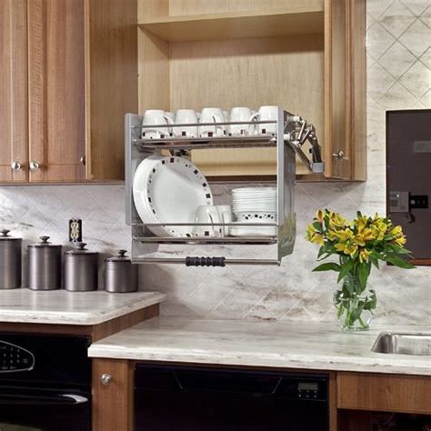 Upper Cabinet Pull Down Racks Accessible Kitchen Kitchen Solutions