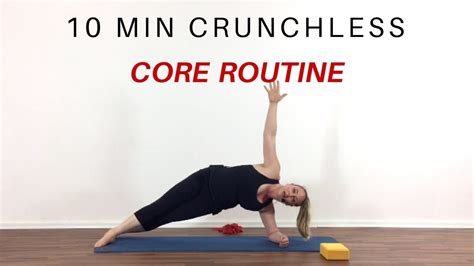 Crunchless Ab Workout For Less Back Tension And Core Strength Youtube