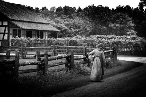 Old Vintage Farm Woman Farmhouse Editorial Stock Image Image Of