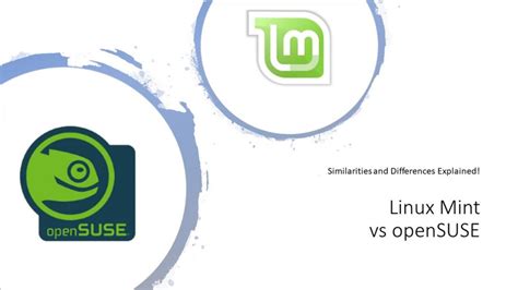 Linux Mint Vs Opensuse Similarities And Differences Embedded Inventor