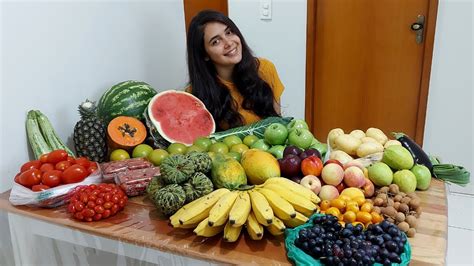 BenefÍcos Das Frutas E Verduras Para A Saude Tudo Que Comprei 🍎🍉🍍🍏🍌