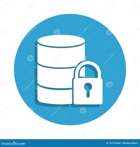 Data Protection Icon In Badge Style One Of Cyber Security Collection