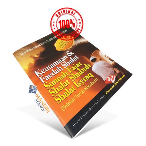 Jual Keutamaan Faedah Shalat Sunnah Fajar Shalat Shubuh Shalat Isyraq