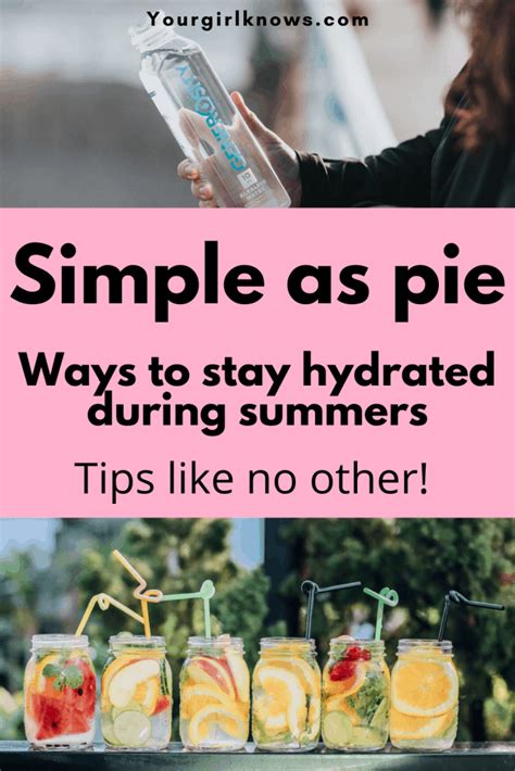 How To Stay Hydrated In Summer Incredibly Easy Tips