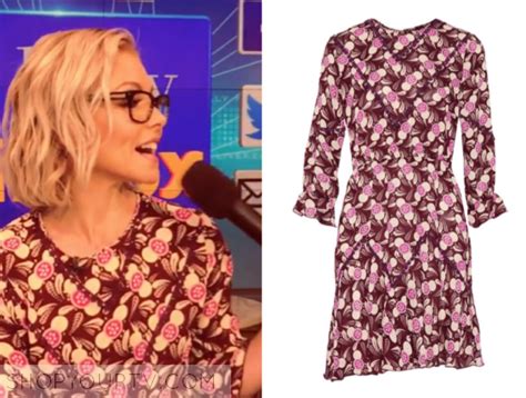 Kelly Ripas Floral Dress Live With Kelly Fashion Clothes Style