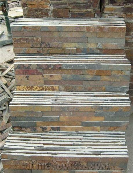 Building Stones Cultured Stone Villa Exterior Wall Tilerough Slate