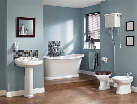 Bathroom color home remodeling bathroom inspiration bathroom makeovers on a budget home bathroom decor bathrooms remodel small bathroom if you like bathroom with gray tile, you might love these ideas. 35 Beautiful Blue Primary Bathroom Ideas (Photos) - Home ...