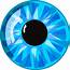 OnlineLabels Clip Art  Blue Eye