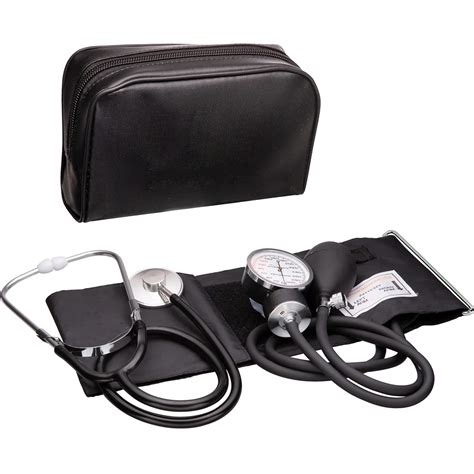 Buy Novamedic Adult Size Black Aneroid Sphygmomanometer Stethoscope