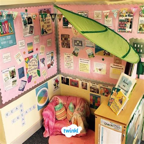 What A Lovely Ks2 Reading Area By Twinkl Member Stephanie The