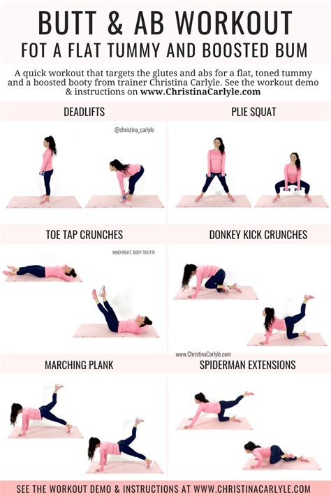 Workout Routine For Flat Stomach And Big Bum OFF 57