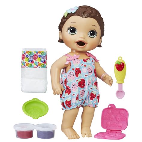 Buy Baby Alive Super Snacks Snackin Lily Baby Brunette Baby Doll That
