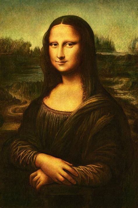 Desenhos De Mona Lisa De Leonardo Da Vinci Para Colorir E Imprimir