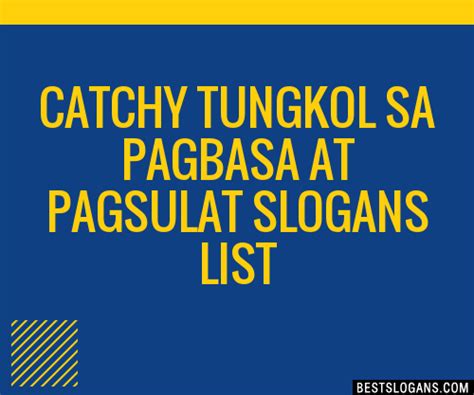 Catchy Tungkol Sa Pagbasa At Pagsulat Slogans List Taglines Mobile