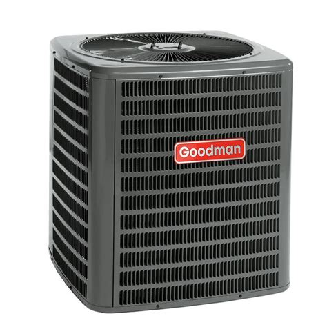 An ac condenser is the part within an air conditioning unit that's responsible for cooling down and condensing incoming refrigerant vapor into a liquid state. 4 Ton Goodman 14 SEER R-410A Air Conditioner Condenser ...