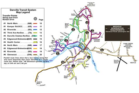 Danville Transit Map