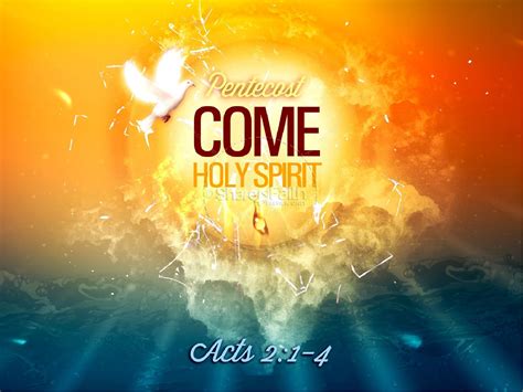 Sharefaith Media Pentecost Come Holy Spirit Christian Powerpoint