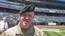New Brigadier General Kevin Leahy from Oakland, NJ First Pitch at ...