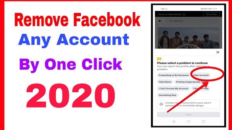 How To Report Facebook Account 2020 One Report Remove Facebook Any