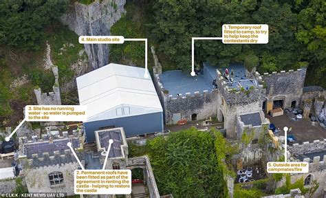 Im A Celebrity Renovations At Gwrych Castle Are Revealed