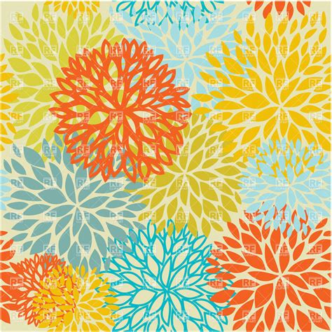 10 Floral Pattern Vector Free Download Images Flower Vector Free