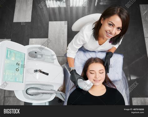 Top View Beautician Image And Photo Free Trial Bigstock