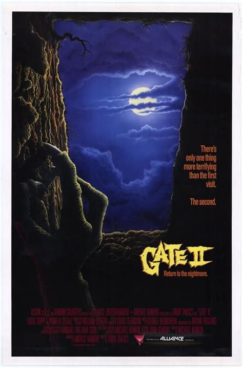 the gate ii trespassers 1990 drive in movie movie posters horror films