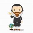 Johannes Kepler Cartoon Character. Vector Illustration Stock Vector ...