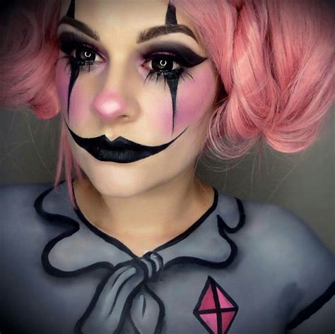 Arriba Foto Maquillaje Para Halloween Solo La Mitad De La Cara Mirada Tensa