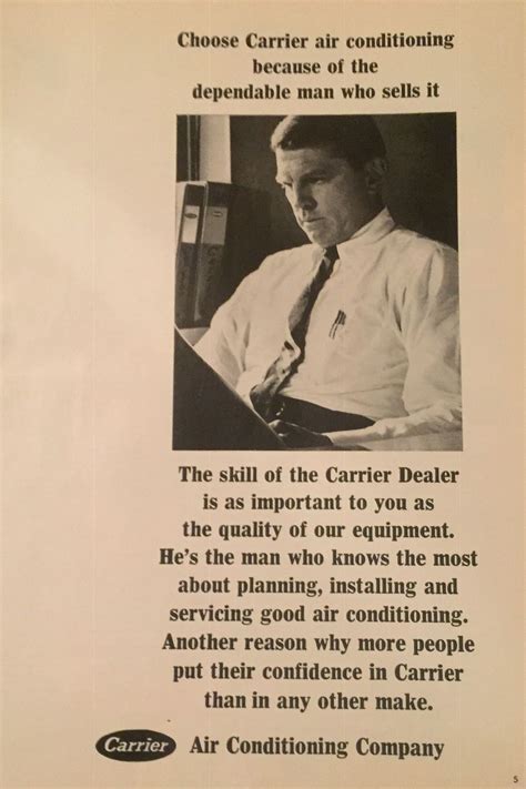 If you want more control over your air conditioner, consider a smart air conditioner. Vintage ad 1963 Carrier air conditioner dealer | Carrier ...