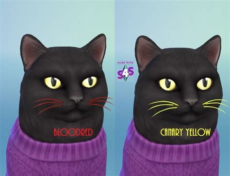 Cat Whiskers 14 Colours By Wendy35pearly At Mod The Sims Sims 4 Updates