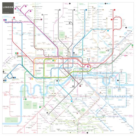 London Underground Tube Map Has Been Redesigned By Inat And Were