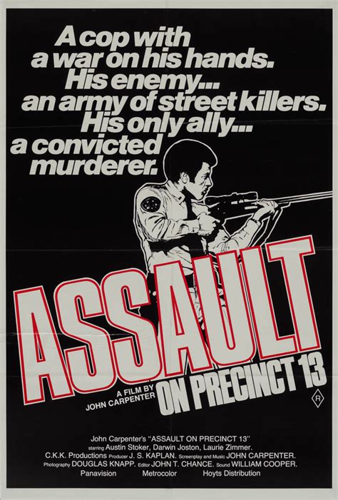 Marquee Poster Assault On Precinct 13 1976 Australian 1 Sheet
