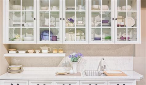 5 Modern Glass Cabinet Styles For A Chic Kitchen Housing News