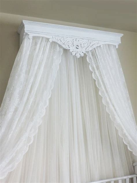 Machine wash, warm 104°f (40°c).the fabric is made of 100% polyester, a durable material. Bed Crown Canopy, Wall Cornice, A Creative Cottage https ...