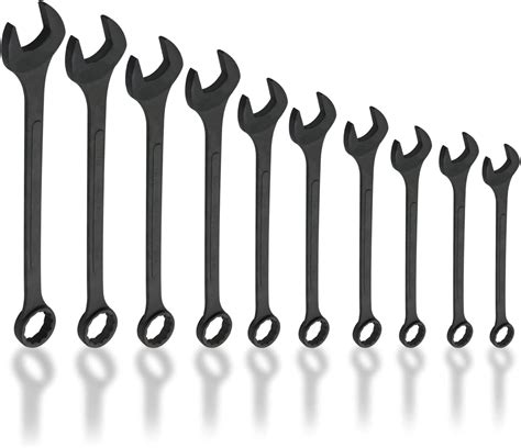 11 Pc Metric Large Big Jumbo Size Combination Tool Wrench Set With
