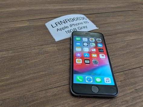Apple Iphone 6s Unlocked Grey 16gb A1633 Lrnr96636 Swappa