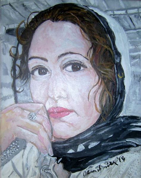 Poet Munia Khan Artist Canvas Painting Painting