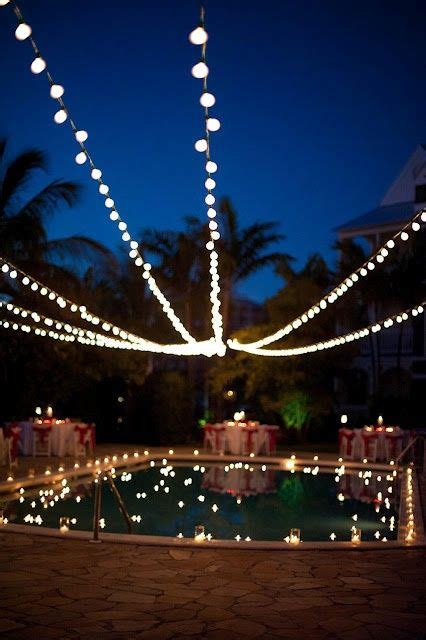 Pool Party On Pinterest String Lights Pool Parties And Pools Night