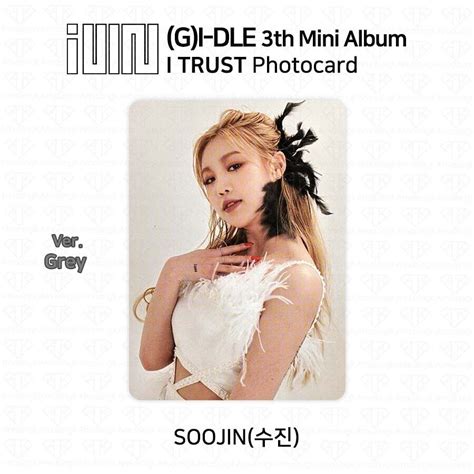Gi Dle G Idle 3rd Mini Album I Trust Official Photocard Photo Card