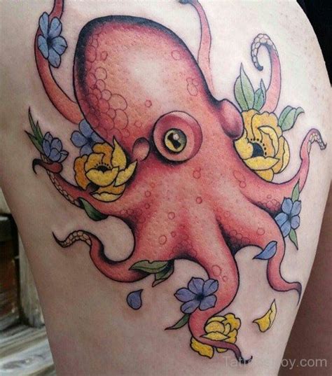 Octopus Tattoo On Thigh Tattoo Designs Tattoo Pictures