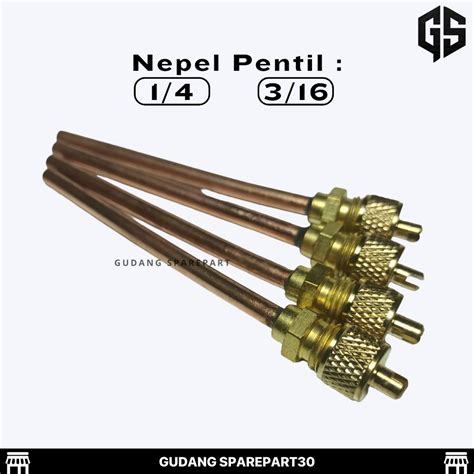 Jual Nepel Pentil Pengisian Freon Pentil Kulkas Dan Shopee Indonesia