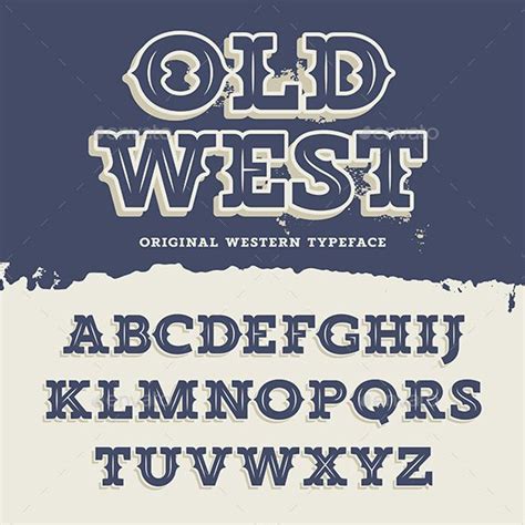 Old West Font Lettering Alphabet Fonts Lettering Fonts Typography Fonts