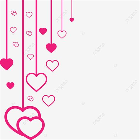 Vector Conjunto De Lindo Rojo Amor Corazones Marcos Para Valentines
