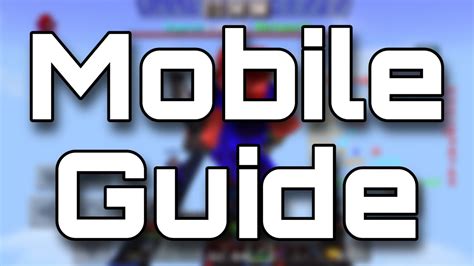 Mcpe Pvp Guide Mobile Tutorial Youtube