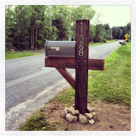 Barnwood Mailbox Post Rustic Mailboxes Mailbox