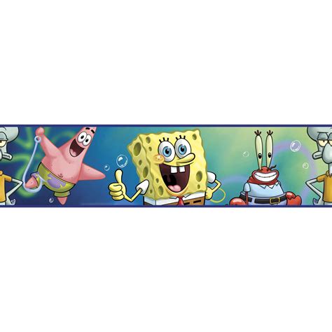 43 Spongebob Wallpaper Border