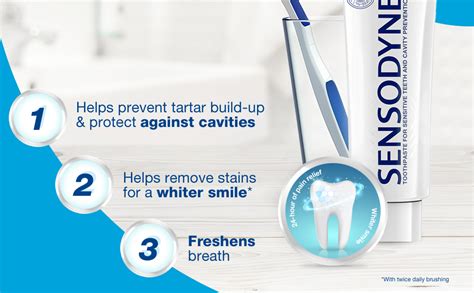 Sensodyne Toothpaste For Sensitive Teeth And Cavity Protection Extra