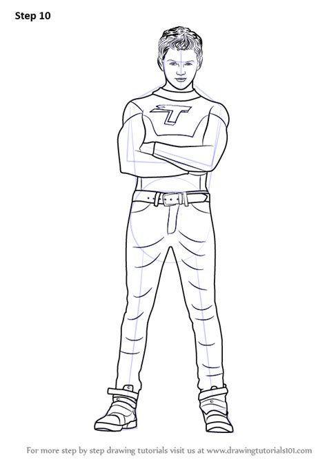 How To Draw Max Thunderman From The Thundermans The Thundermans Step